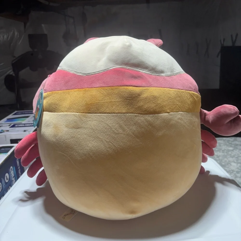 NEW Squishmallows 16" Lorono Red Lobster in Lobster Roll Plush. - Picture 6 of 7